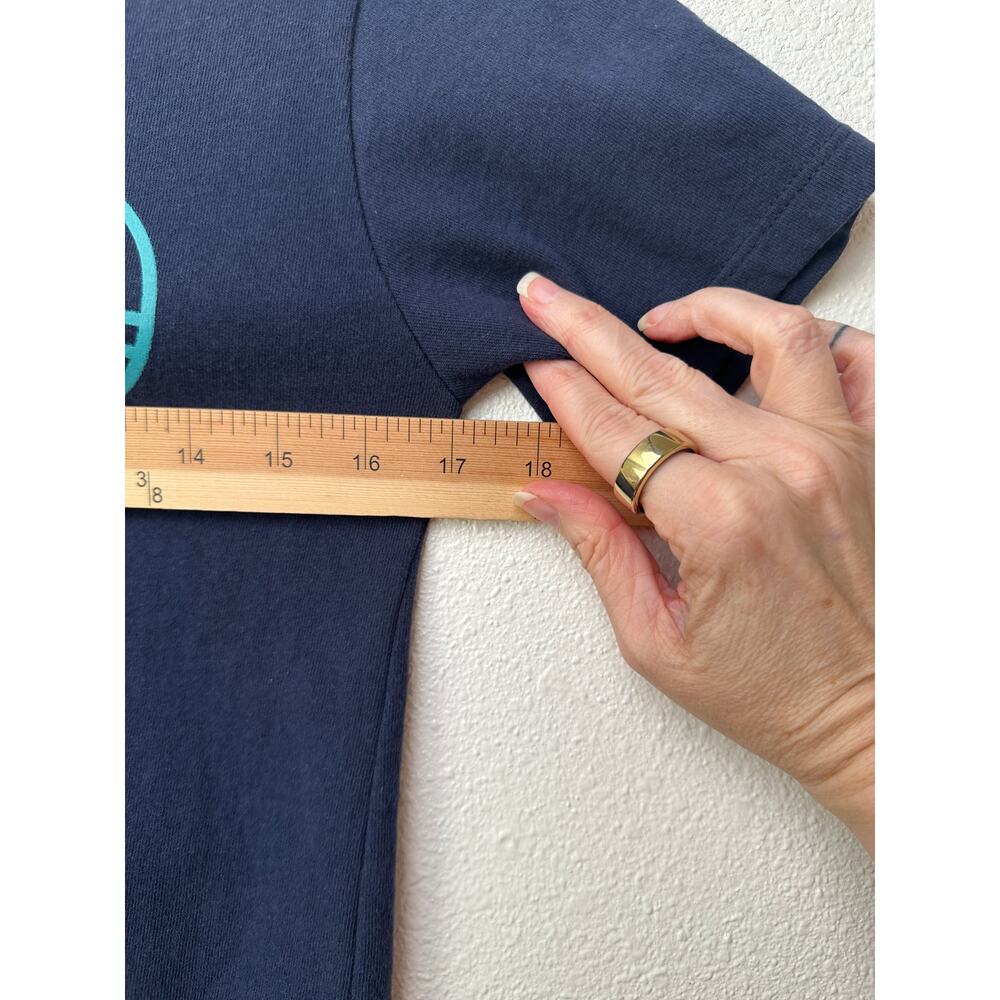 Puro Surf T Shirt Navy Blue XS Unisex Crew Neck - Picture 6 of 7
